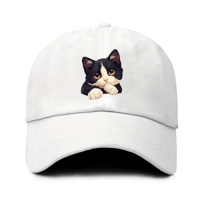 Funny Style Cat Patterned Baseball Cap