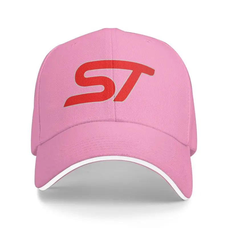 ST Logo Print Baseball Cap