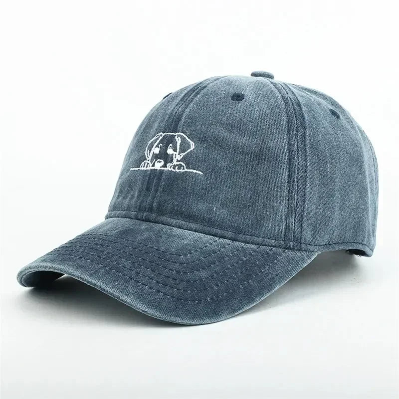 Spring Cotton Cartoon Embroidery Casquette Baseball Cap