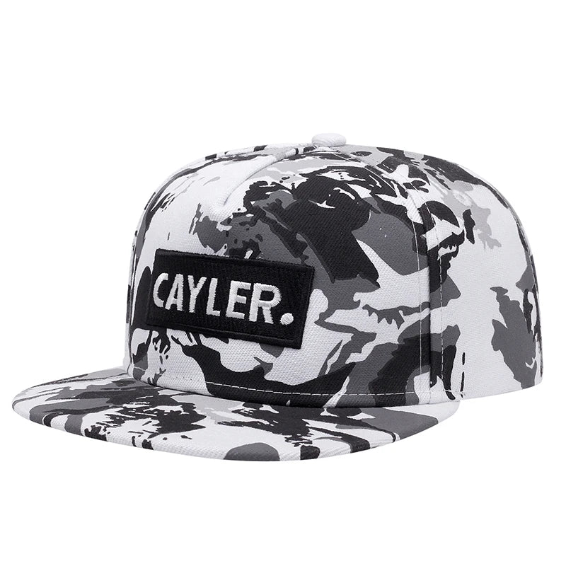 Rose Printed Letter Embroidery Baseball Hat Snapback Caps Hip-Hop Hats