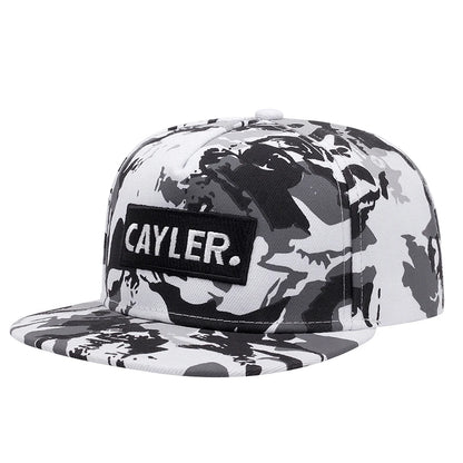 Rose Printed Letter Embroidery Baseball Hat Snapback Caps Hip-Hop Hats