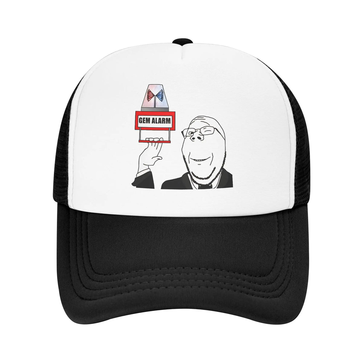 Funny Wojak Meme Boomer Trucker Hat Mesh Baseball Caps