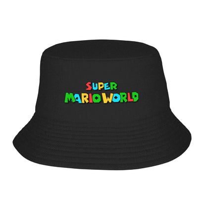 Street Super Marios Splattery Bucket Hat Unisex Packable Outdoor