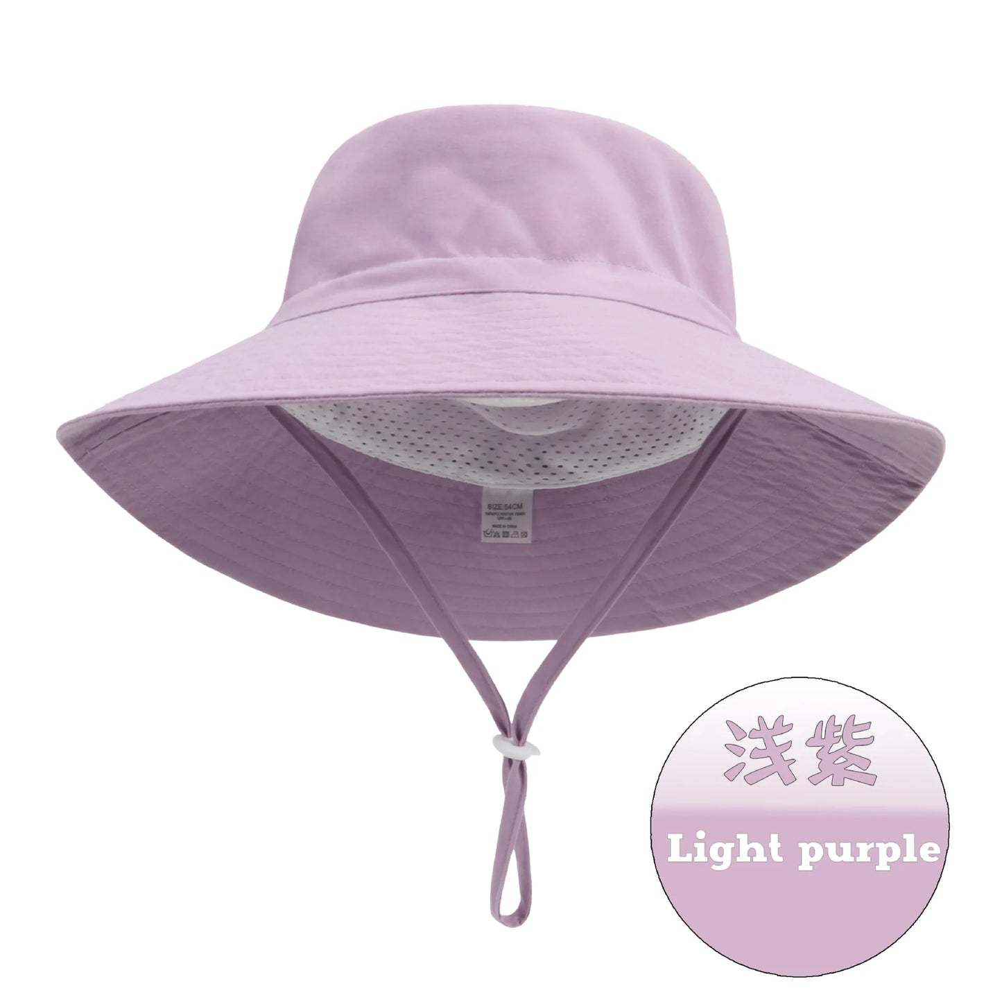 Summer Big Brim For Child Soft Breathable For Boys And Girls Outdoor Bucket Hat