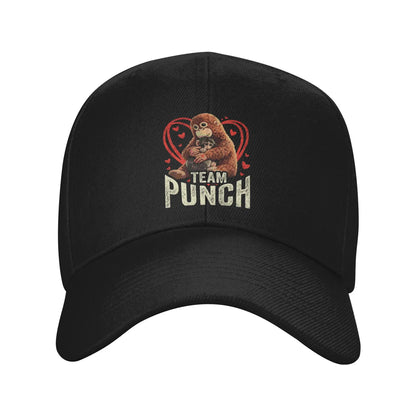Sad Monkey Punch Meme With An Orange Toy Cap Baseball Cap For Men Women