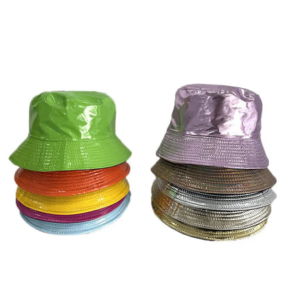 Fashion Shiny Hip Hop Bucket Hat