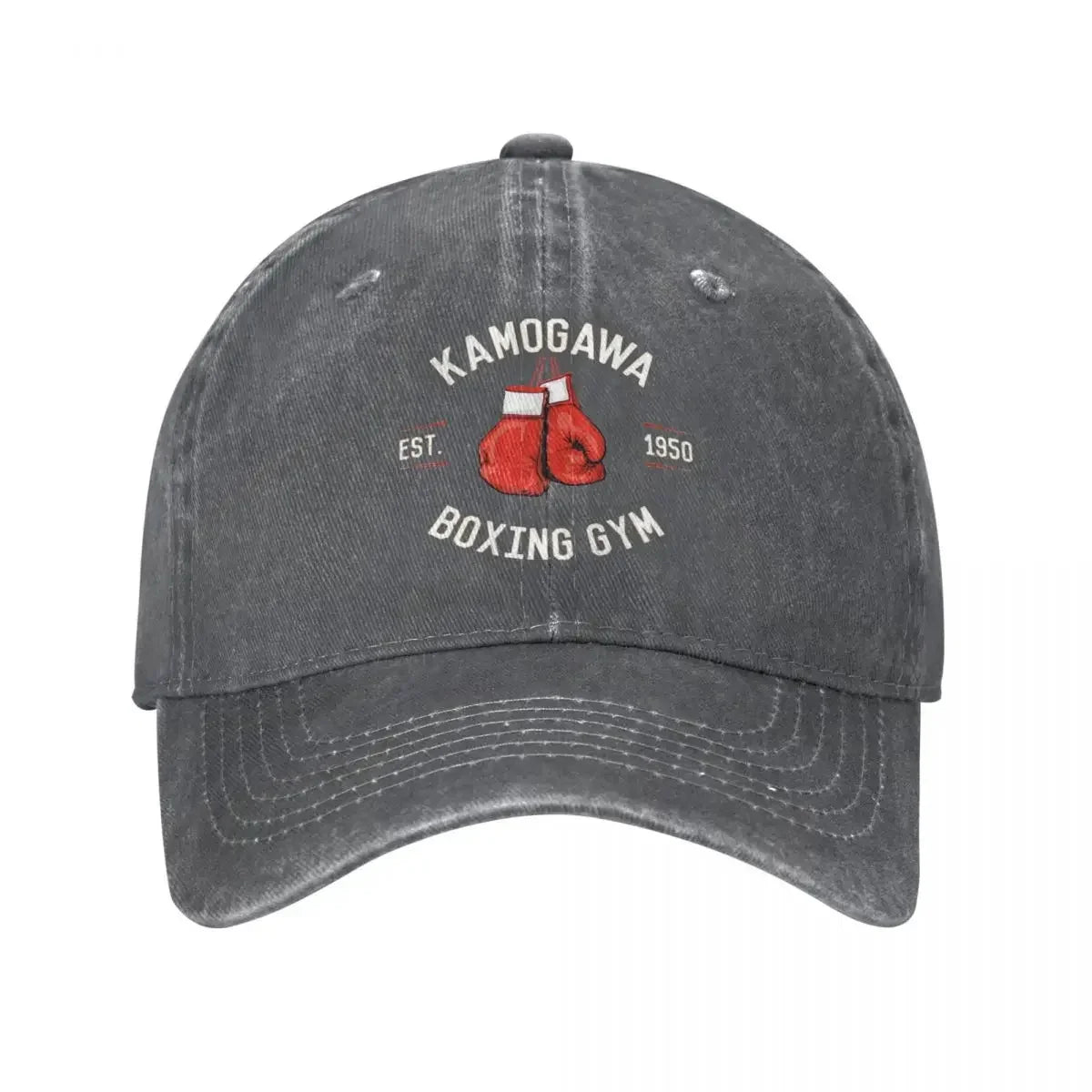 Vintage Hajime No Ippo KBG Design Kamogawa Boxing Gym  Baseball Caps For Men Women
