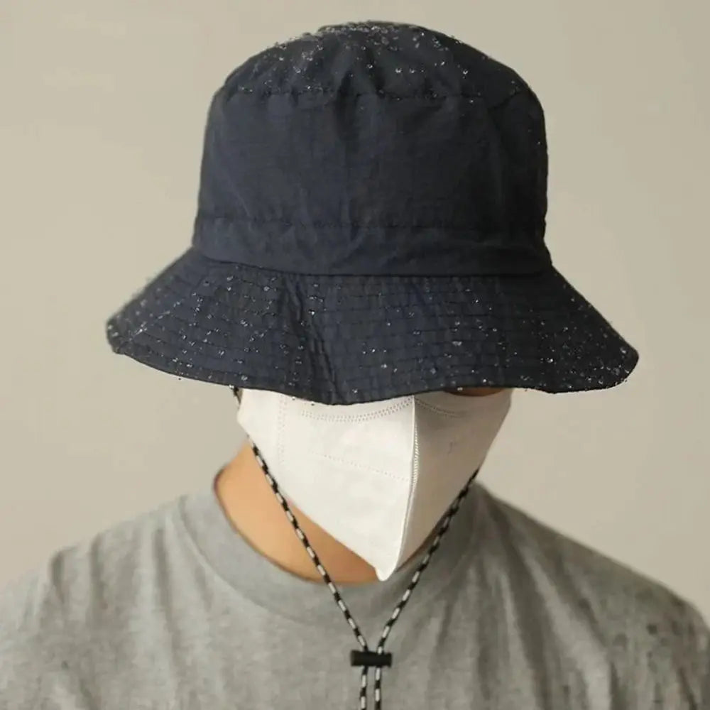 Anti-UV Summer Sun Protection Waterproof Bucket Hat Camping Hiking Cap