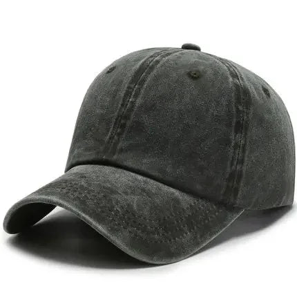 New Unisex Cap Plain Color Washed Cotton