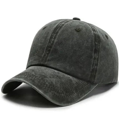 New Unisex Cap Plain Color Washed Cotton