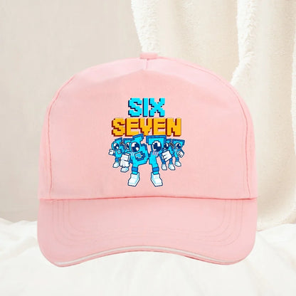Meme 67 Six Seven 6 7 Italian Brainrot Baseball Cap