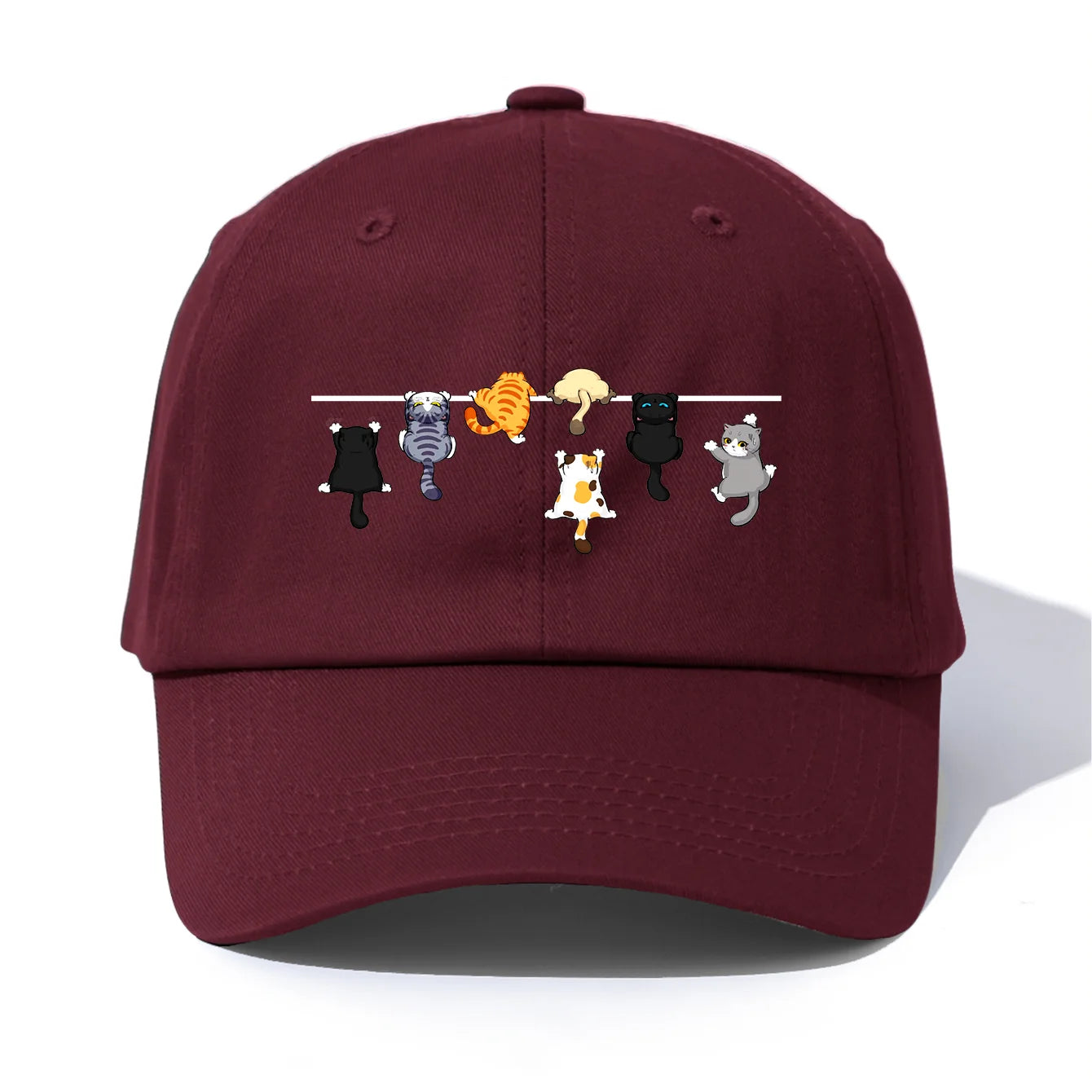 Cats Print Baseball Cap For Adults