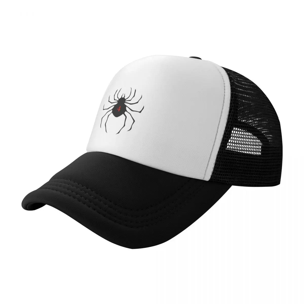Spider Number 4 Baseball Cap Fashion Beach Black Horse Hat