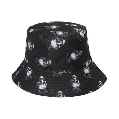 Fashionable Ghost Head Hole Head  Fisherman Hat Bucket Hat