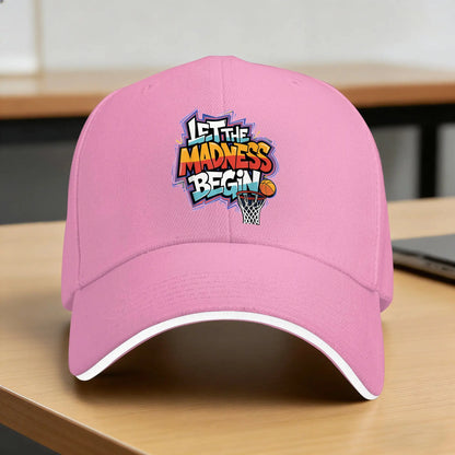 Mad March Begin Basketball Graffiti Squad Tournament Baseball Cap