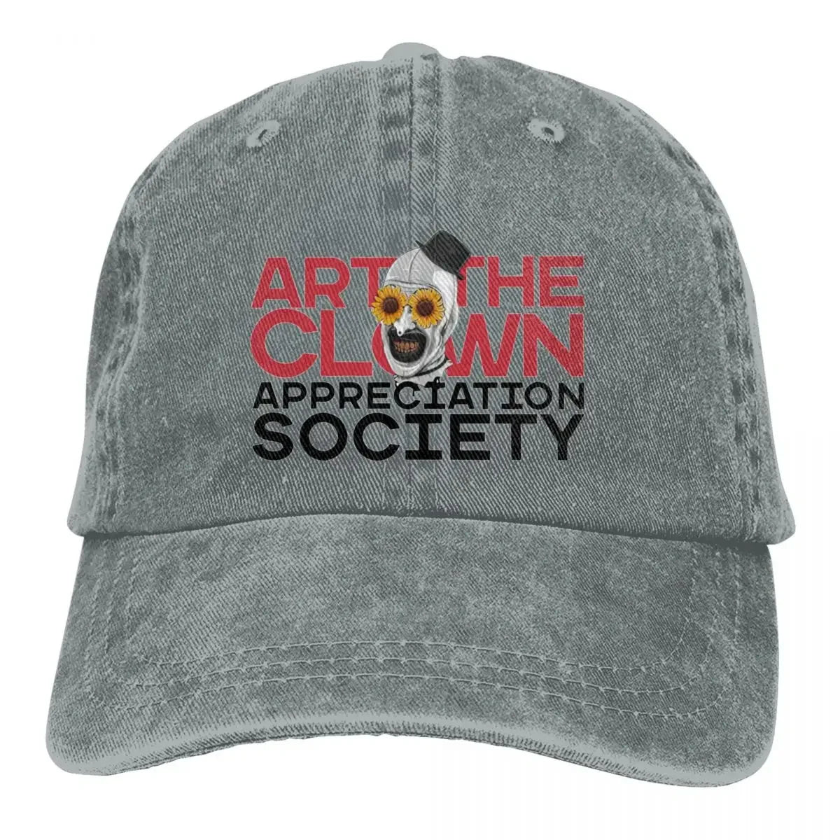 Vintage Terrifier 2 Art The Clown Appreciation Society Baseball Cap