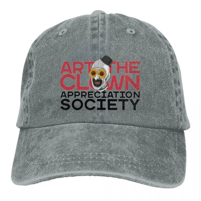 Vintage Terrifier 2 Art The Clown Appreciation Society Baseball Cap