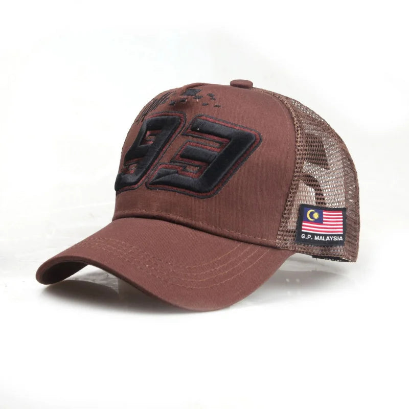 93 Racing Cap Motorcycle Hat Casual Baseball Cap