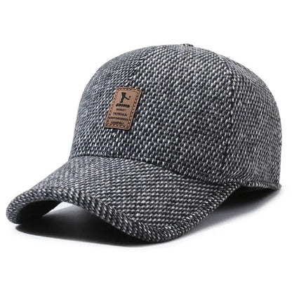 Autumn Winter Casual Adjustable Hats Earmuffs Hat Warm Baseball Cap