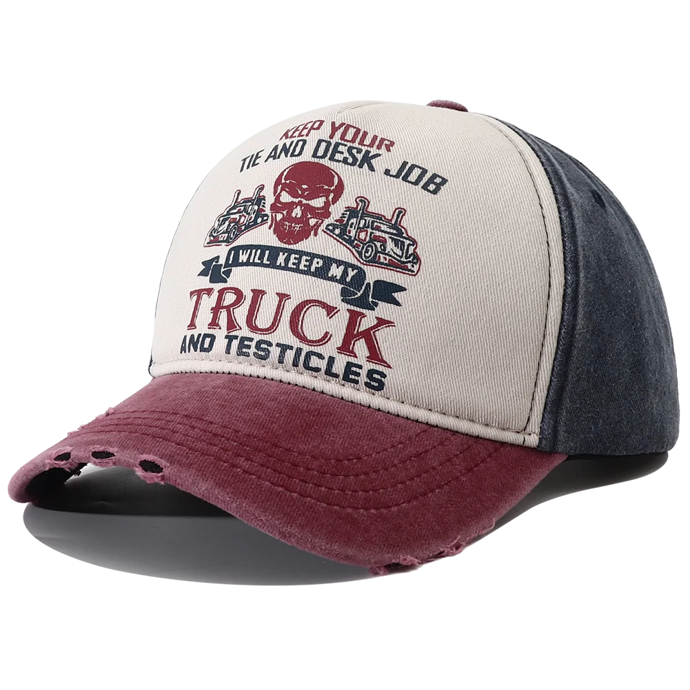 2023 New Designer 5 Panel Baseball Cap Skulls