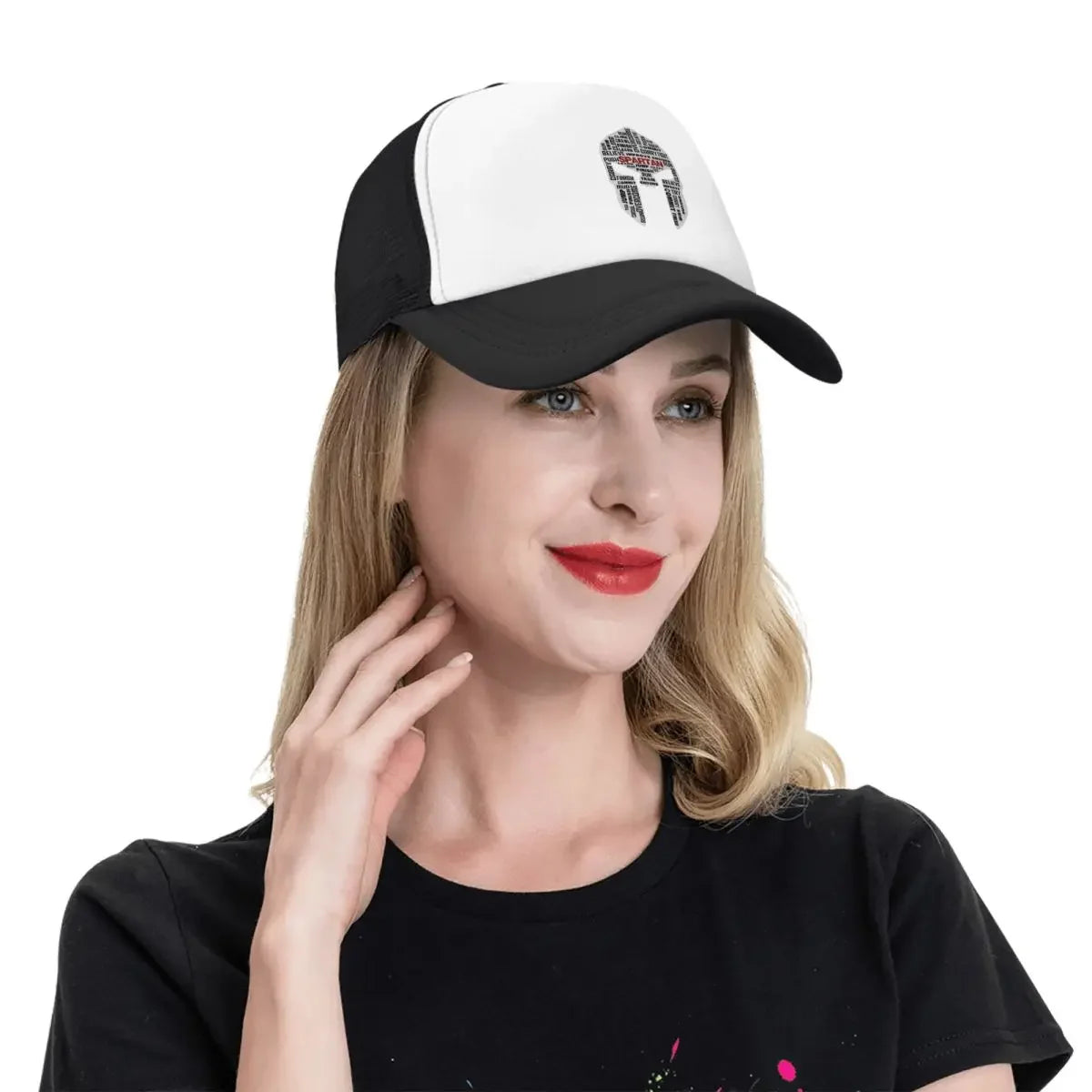 Custom Spartan Race Helmet Baseball Cap