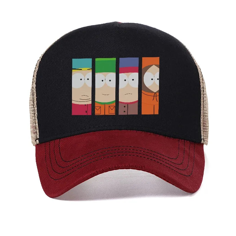 Crazy South Park hat Men Women Funny Cartoon Cute Comic Baseball Cap