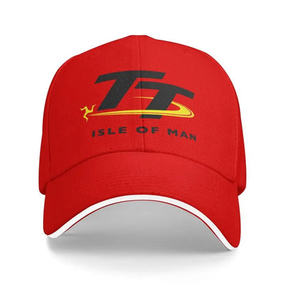 Isle of Man TT Races Motorcycle Print Baseball Cap