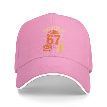 Summer Haunted By 67 Meme Halloween Costume Baseball Cap