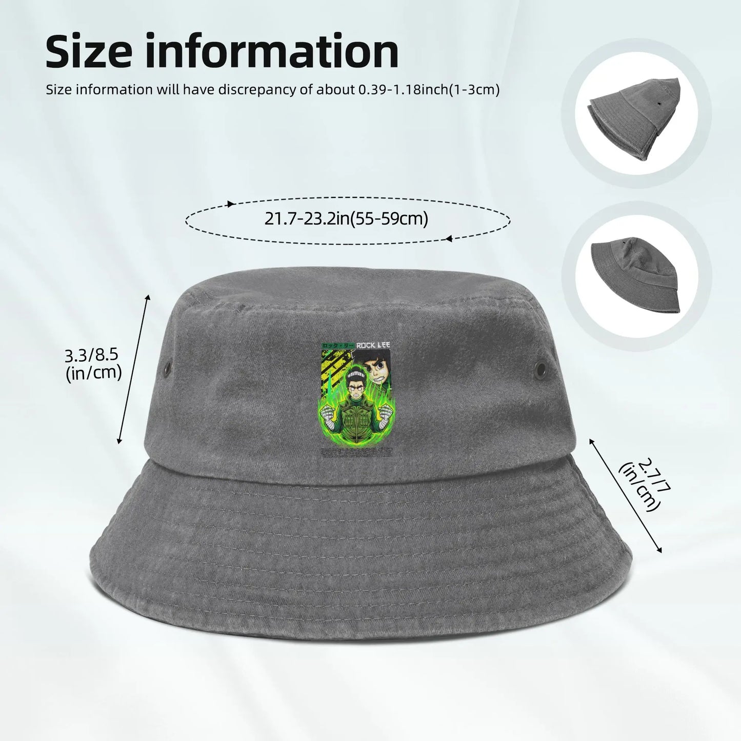 Stylish Naruto Bucket Hats Girl Packable Camping