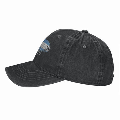 Argentina Flag Washed Baseball Cap