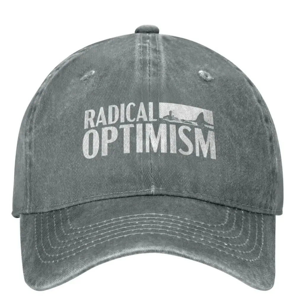 Vintage Dua-lipa Radical Optimism  Baseball Caps Unisex Distressed Denim