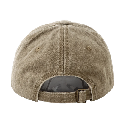 2025 New Retro Washed Cotton Baseball Cap Unisex Letter Embroidery Caps