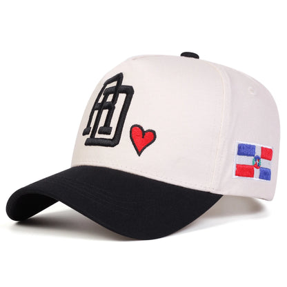 Unisex Letter Love Embroidery Baseball Caps