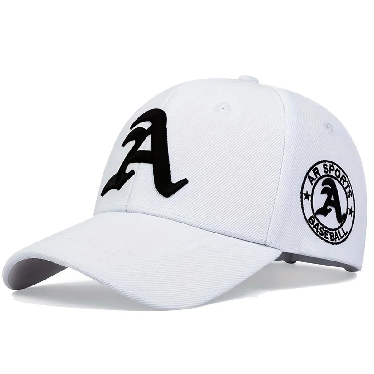 Unisex A Letter Embroidery Baseball Cap
