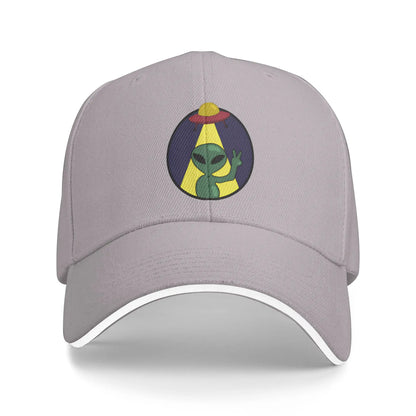 UFO We Come In Space Alien Baseball Cap