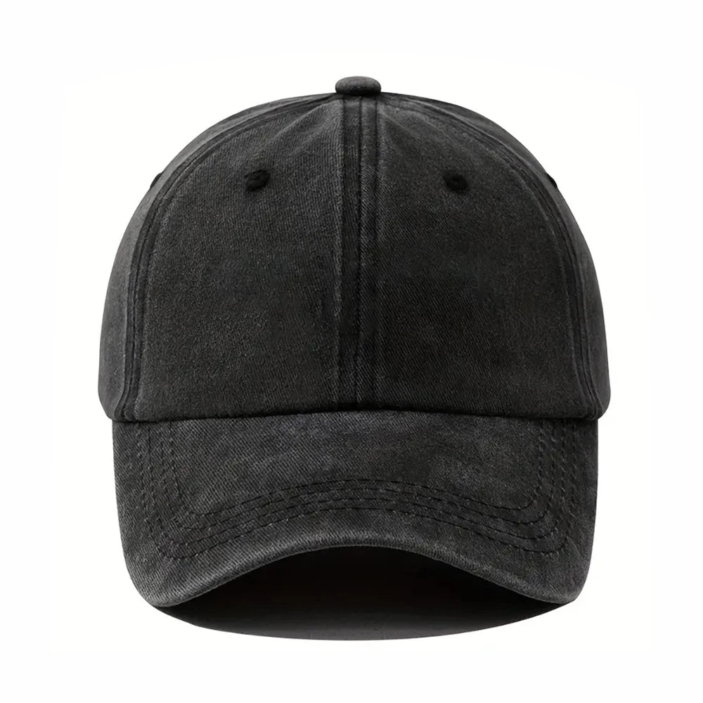 Solid Color Drawstring Baseball Cap