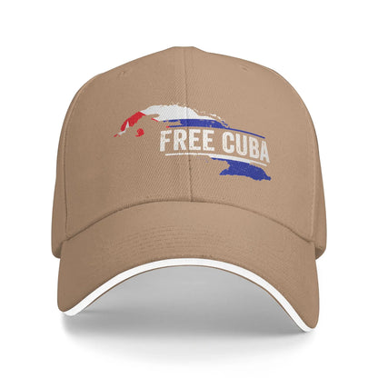 Spring Free Cuba Cuban Flag Free Cuba Viva Cuba Libre Baseball Cap