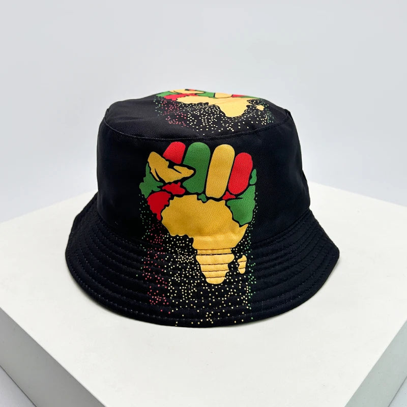 Personal Print Lion Graffiti Bucket Hats
