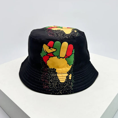 Personal Print Lion Graffiti Bucket Hats