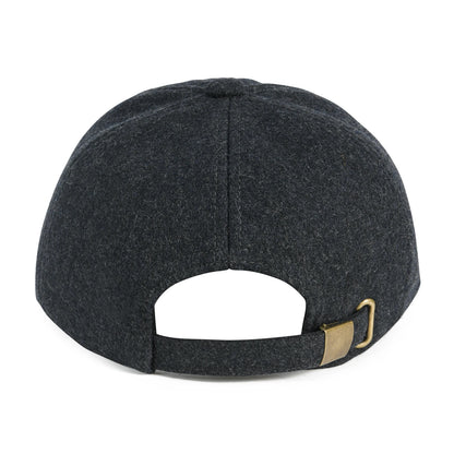Wool Tweed Baseball Cap Casual Style Soft Unstructured Hat