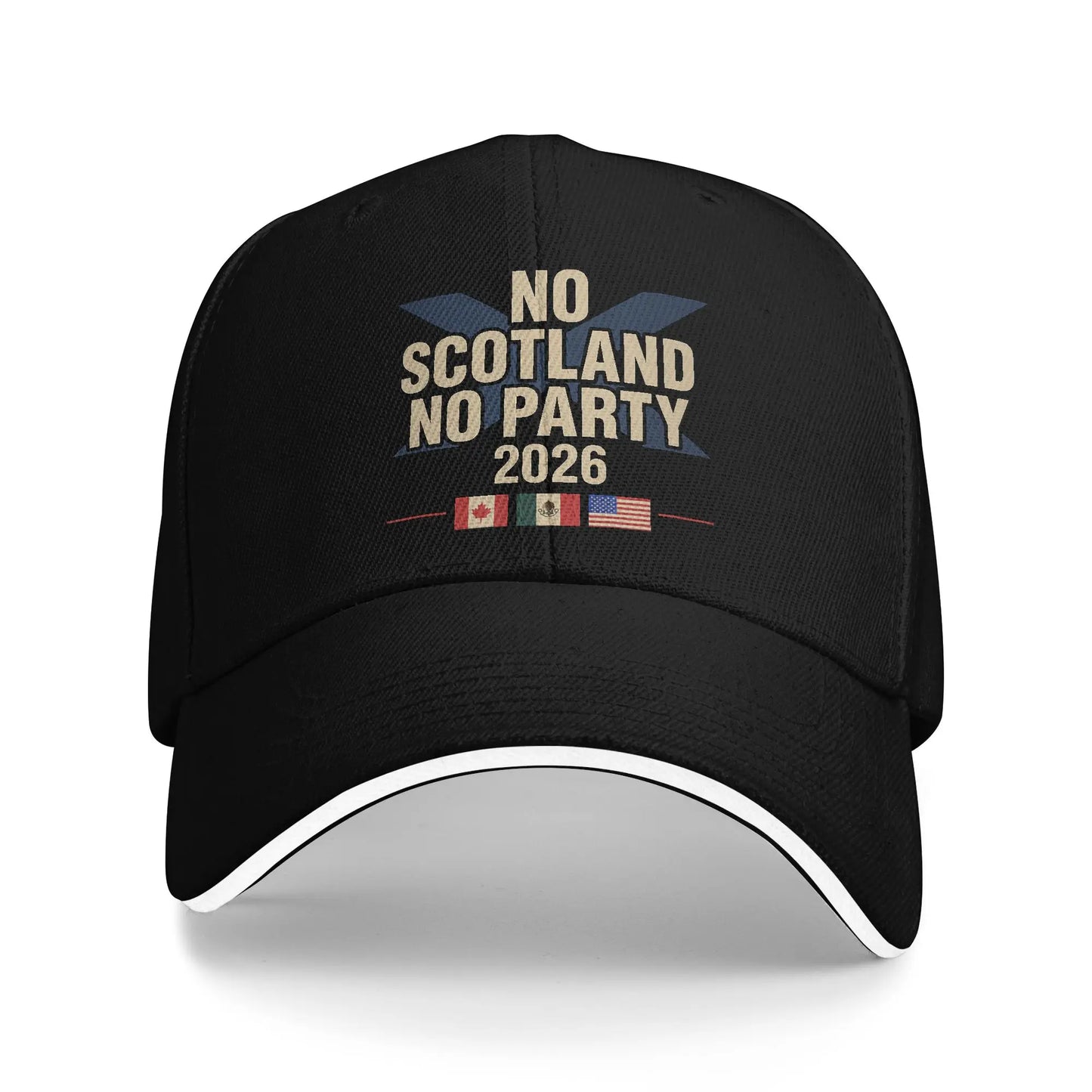 No Scotland No Party Beer Pixel Art Sandwich Cap Hip-Hop Baseball Caps