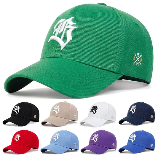 Unisex Gothic Letter Embroidery Baseball Caps
