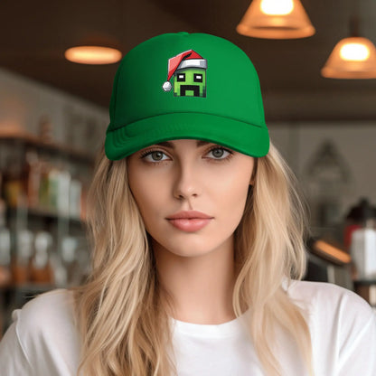 Creepers Claus Christmas Trucker Cap Baseball Cap