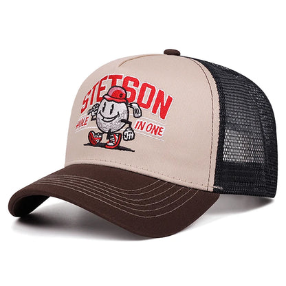Fashion New Baseball Hat Snowman Embroidery Truck Hat