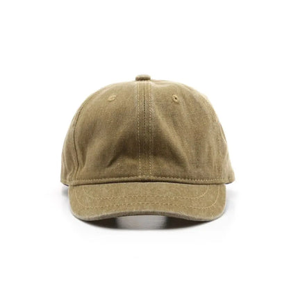 Fashion Short Brim Baseball Cap Adjustable Solid Color