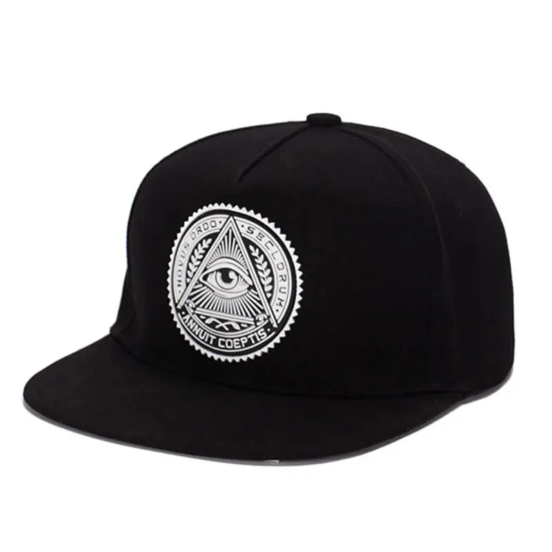 New Baseball Cap Eye Pattern Man Women Snapback Caps