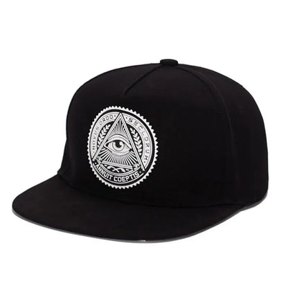 New Baseball Cap Eye Pattern Man Women Snapback Caps