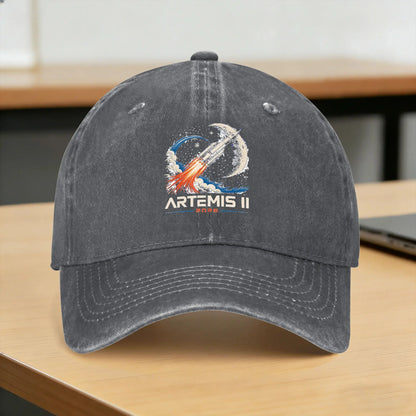 Artemis II Launch to The Moon 2026 Sun Baseball Cap