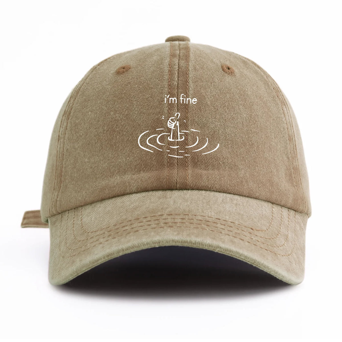 I'm Fine Sinking Hand Baseball Cap