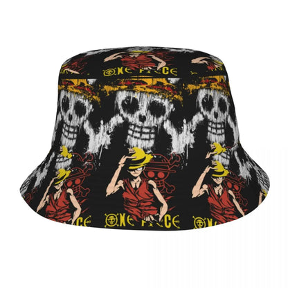 One Piece Anime Bucket Hats Monkey D Luffy